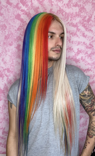Echthaar Designed by Katy - HAPPY PRIDE
