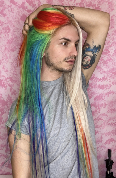 Echthaar Designed by Katy - HAPPY PRIDE